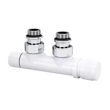 Узел нижнего подключения угловой SR Rubinetterie Tondera 1/2 НР(ш) х 3/4 НР(ш) ЕК для радиатора (0681-1500VCEA)