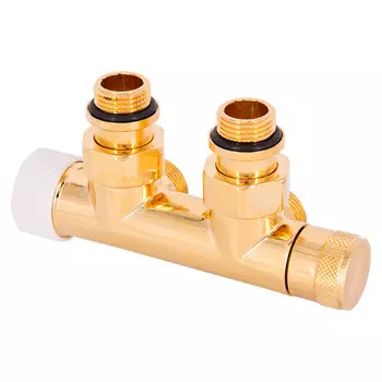 Узел нижнего подключения угловой SR Rubinetterie Tondera 1/2 НР(ш) х 3/4 НР(ш) ЕК для радиатора (0685-1500D0E0)