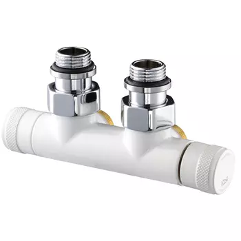 Узел нижнего подключения угловой SR Rubinetterie Tondera 1/2 НР(ш) х 3/4 НР(ш) ЕК для радиатора (0699-1500VCEA)