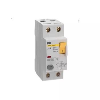 УЗО IEK Karat ВД3-63 25А 1P+N тип AC 30 мА 6 кА (MDV20-2-025-030)