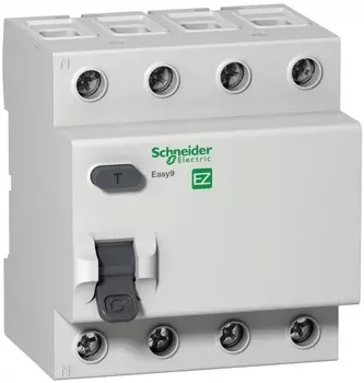 УЗО Schneider Electric Easy9 25А 3P+N тип AC 30 мА 4,5 кА (EZ9R34425)