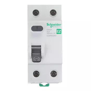 УЗО Schneider Electric Easy9 63А 300 мА 2P тип AC 4,5 кА (EZ9R64263)