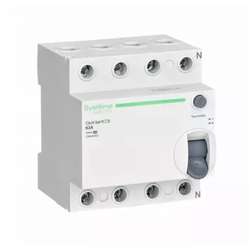УЗО Systeme Electric City9 Set 63А 4P тип A 30 мА 6 кА (C9R68463)