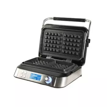 Вафельница Gfgril GFW-050 серебристая