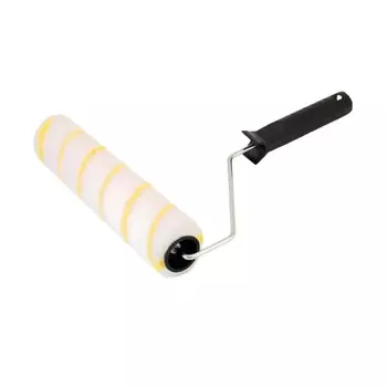 Валик полиакрил 250 мм стержень 6 мм d40 мм ворс 12 мм для водной основы с ручкой Color Expert