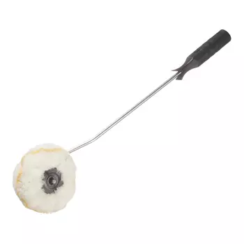 Валик полиамид 50 мм d50 мм ворс 12 мм для водной и алкидной основы с ручкой Hesler