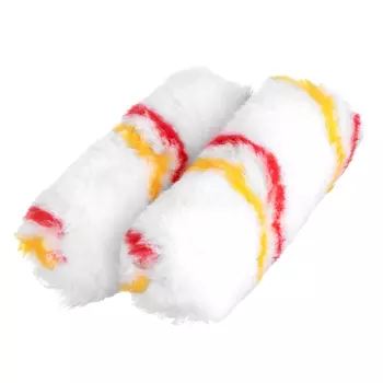 Валик полиэстер 100 мм стержень 6 мм d45 мм ворс 16 мм для водной основы без ручки Beorol Hobby (2 шт.)