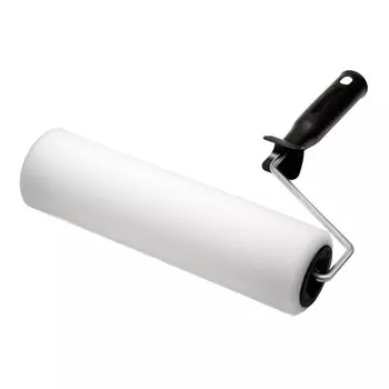 Валик поролон 240 мм d45 мм ворс 18 мм для водной основы с ручкой Hesler Drezden