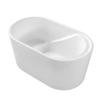 Ванна акриловая Abber 130х75 см отдельностоящая с ножками (AB9277)