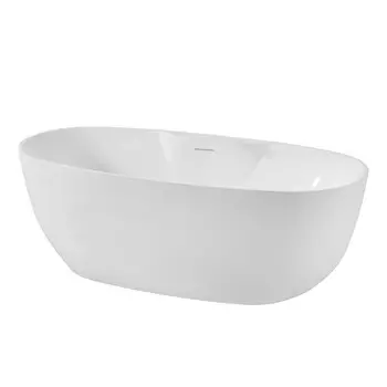 Ванна акриловая Abber 170х80 см отдельностоящая с ножками (AB9323)