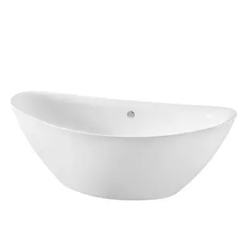 Ванна акриловая Abber 180х87 см отдельностоящая с ножками (AB9248)