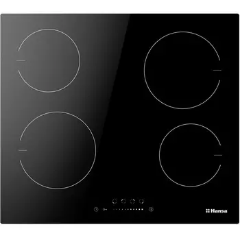 Варочная панель электрическая Hansa BHC633008 4 конфорки черная