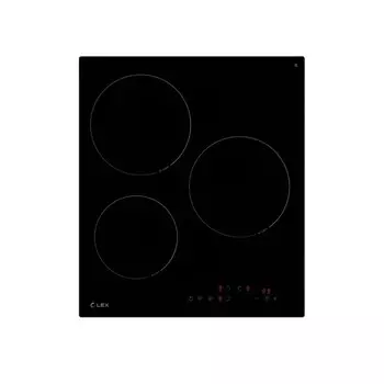 Варочная панель электрическая Lex EVH 4030 BL 3 конфорки черная