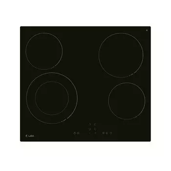 Варочная панель электрическая Lex EVH 641A BL 4 конфорки черная