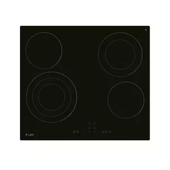 Варочная панель электрическая Lex EVH 642B BL 4 конфорки черная