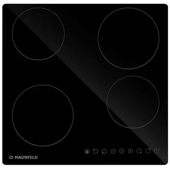 Варочная панель электрическая Maunfeld AVCE594BK 4 конфорки черная