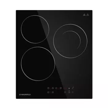 Варочная панель электрическая Maunfeld CVCE453DBK 3 конфорки черная