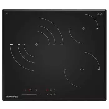 Варочная панель электрическая Maunfeld CVCE593STBK LUX 3 конфорки черная