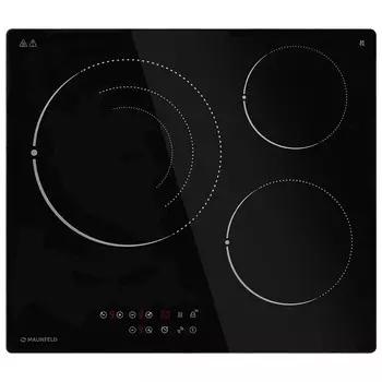 Варочная панель электрическая Maunfeld CVCE593TPBK 3 конфорки черная