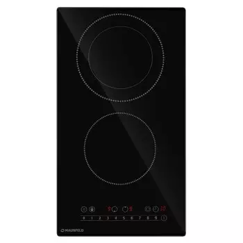 Варочная панель электрическая Maunfeld EVCE292SDPBK 2 конфорки черная