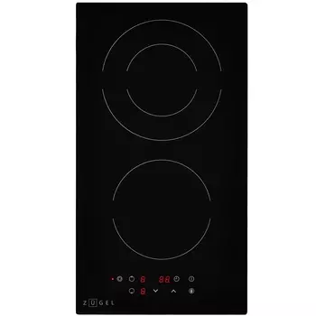 Варочная панель электрическая Zugel ZEH292B 2 конфорки черная