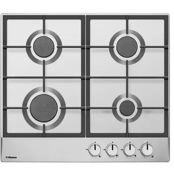 Варочная панель газовая Hansa BHGI610502 4 конфорки нержавеющая сталь