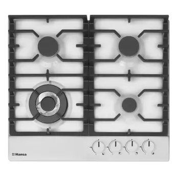 Варочная панель газовая Hansa BHGW611839 4 конфорки белая