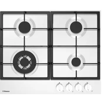 Варочная панель газовая Hansa BHGW651550 4 конфорки белая