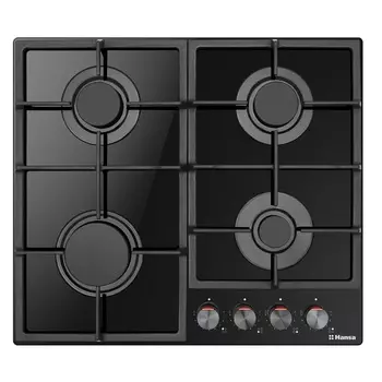 Варочная панель газовая Hansa BHKS630540 4 конфорки черная