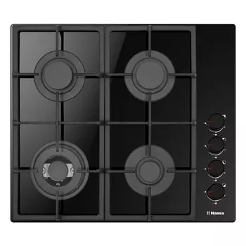 Варочная панель газовая Hansa BHKS661830 4 конфорки черная
