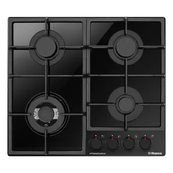 Варочная панель газовая Hansa BHKS6718511 4 конфорки черная