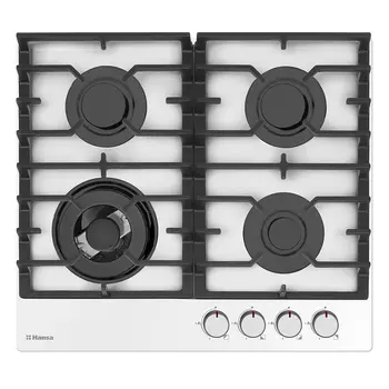 Варочная панель газовая Hansa BHKW671830 4 конфорки белая