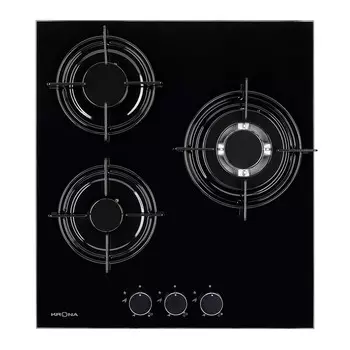 Варочная панель газовая Krona Felice 45 3 конфорки черная
