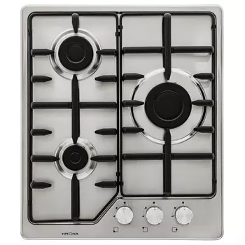 Варочная панель газовая Krona Gimpel 45 3 конфорки нержавеющая сталь