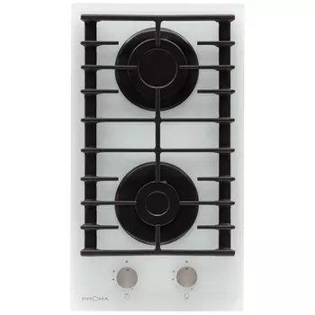 Варочная панель газовая Krona Hagel 30 WH 2 конфорки белая