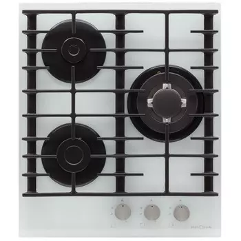 Варочная панель газовая Krona Hagel 45 WH W 3 конфорки белая