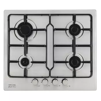 Варочная панель газовая Krona Ortica 60 4 конфорки нержавеющая сталь