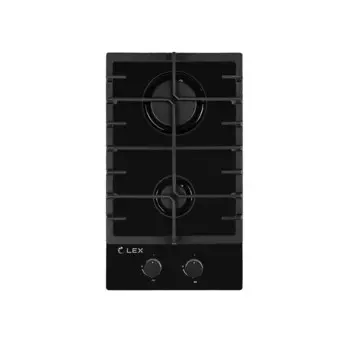 Варочная панель газовая Lex GVG 321 2 конфорки черная