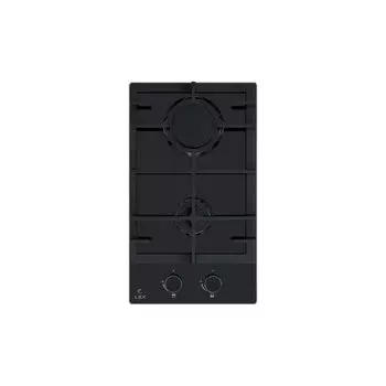 Варочная панель газовая Lex GVG 325 BBL 2 конфорки черная