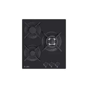 Варочная панель газовая Lex GVG 433 BBL 3 конфорки черная
