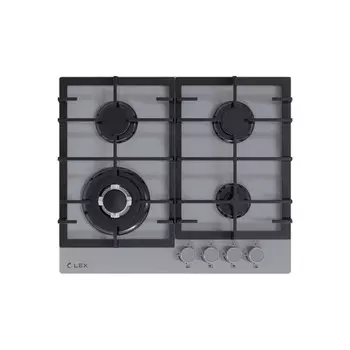 Варочная панель газовая Lex GVG 645 GR 4 конфорки серая