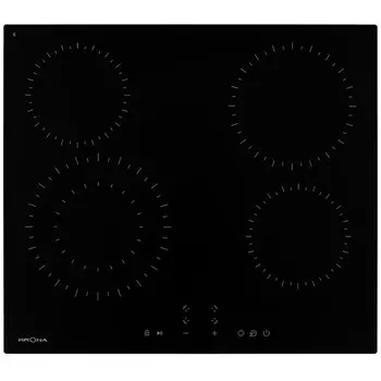 Варочная панель электрическая Krona Zauber 60 1DZTK 4 конфорки черная