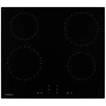 Варочная панель индукционная Krona Zauber 60 BL TK 4 конфорки черная