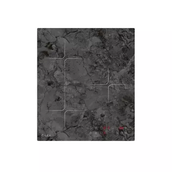 Варочная панель индукционная Lex EVI 430 F DS 3 конфорки мрамор черный