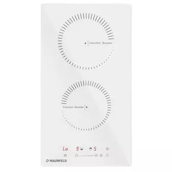 Варочная панель индукционная Maunfeld CVI292STWHC 2 конфорки белая