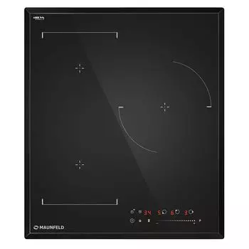Варочная панель индукционная Maunfeld CVI453SBBK LUX 3 конфорки черная