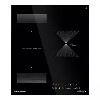 Варочная панель индукционная Maunfeld CVI453SBBKD Inverter 3 конфорки черная