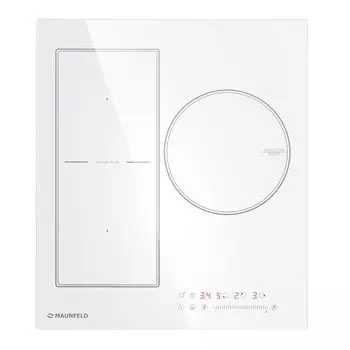 Варочная панель индукционная Maunfeld CVI453SBWH 3 конфорки белая