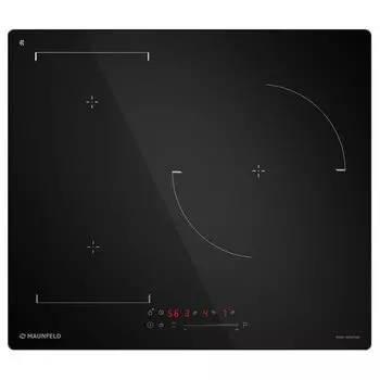 Варочная панель индукционная Maunfeld CVI593SBBK 3 конфорки черная