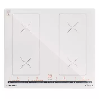 Варочная панель индукционная Maunfeld CVI594SB2BGA Inverter 4 конфорки бежевая